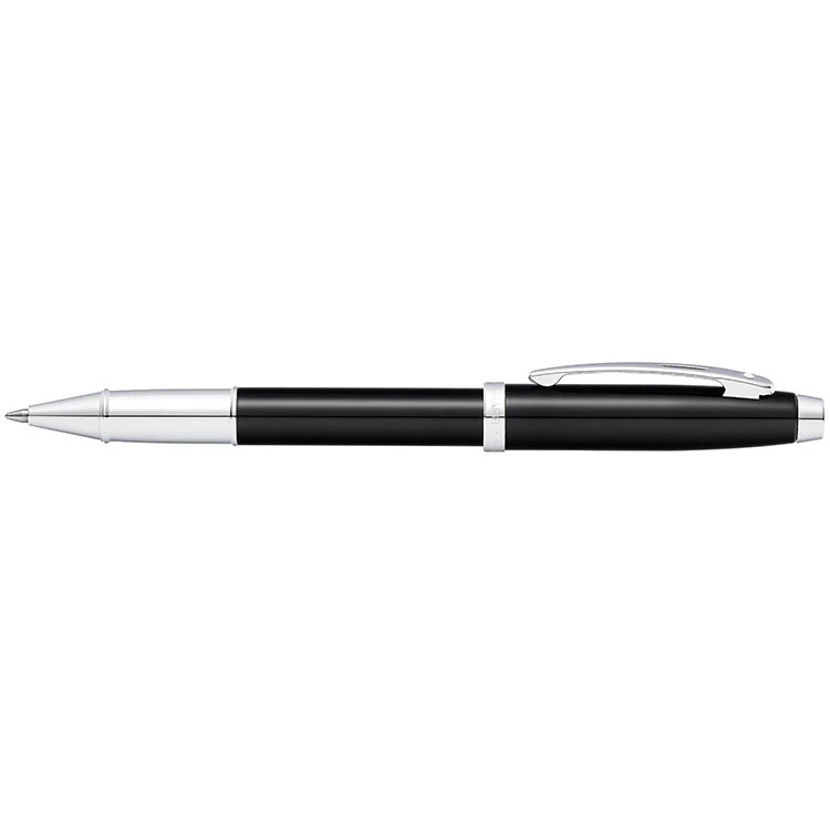 Sheaffer® 100 Glossy Black With Chrome Trims Rollerball Pen - Image 3