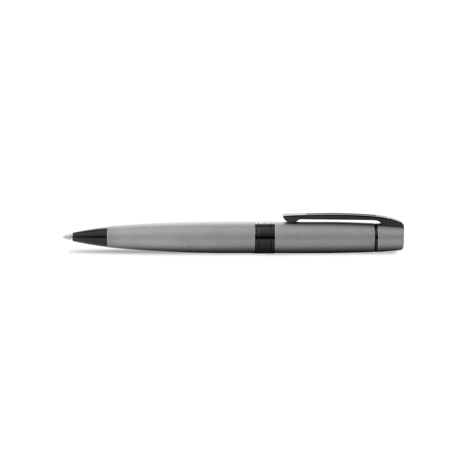 Sheaffer® 300 Matte Gray with Polished Black Trims Ballpoint Pen - Image 3