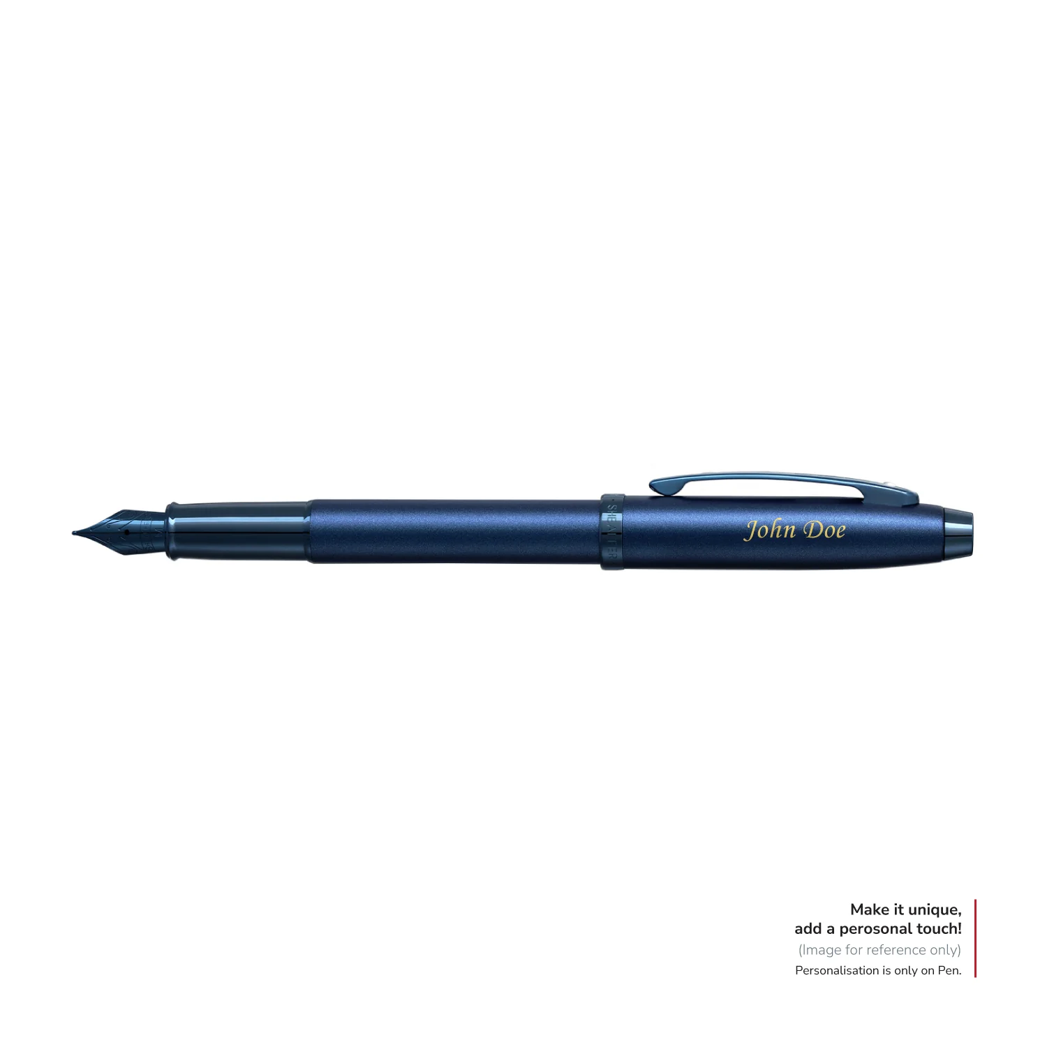 Sheaffer Gift Set ft. Matte Black 100 Ballpoint Pen with Chrome Trims and Business Card Holder - Image 10