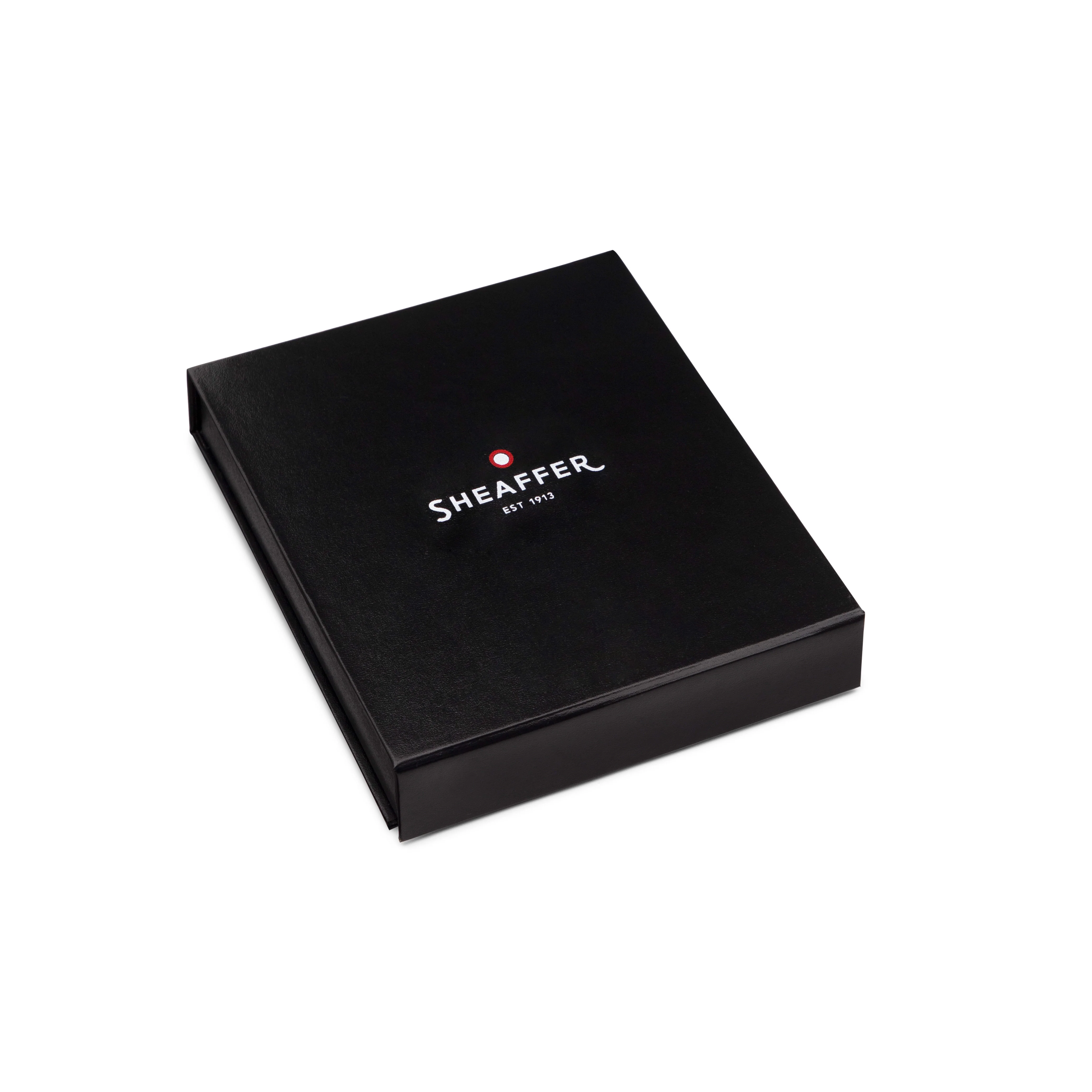 Sheaffer Gift Set ft. Neon Blue VFM Ballpoint Pen with Chrome Trims and Small Notebook - Image 10