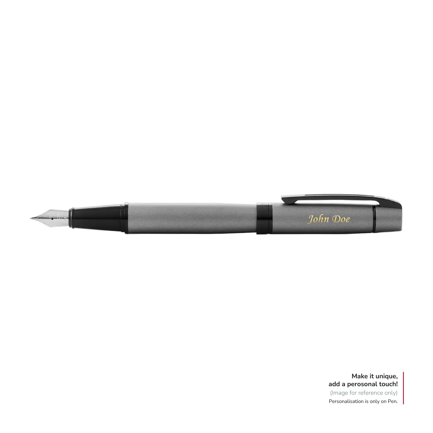 Sheaffer Gift Set Glossy Black 300 9312 Ballpoint Pen With Chrome Trim And Pen Pouch - Image 10