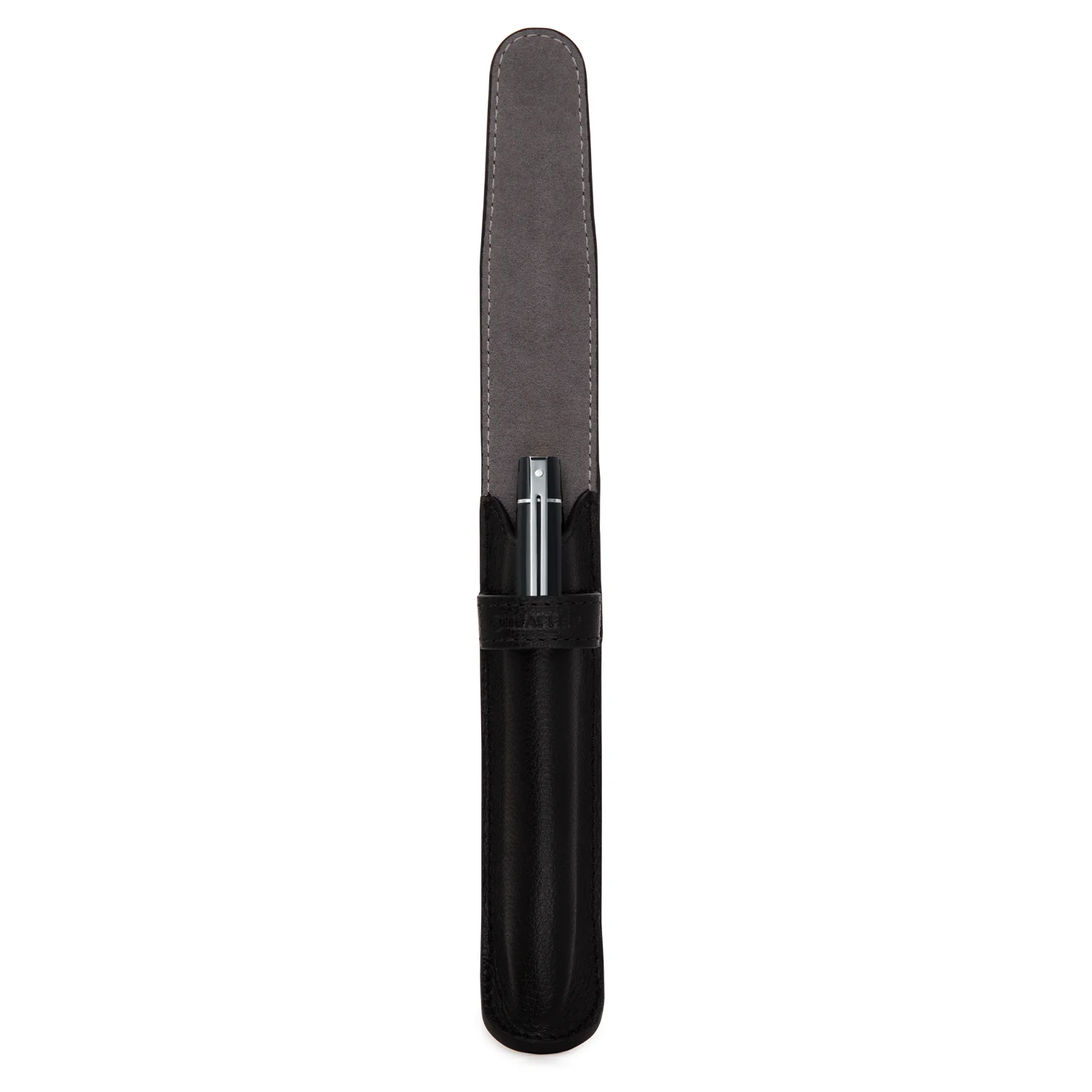 Sheaffer Gift Set Glossy Black 300 9312 Ballpoint Pen With Chrome Trim And Pen Pouch - Image 7