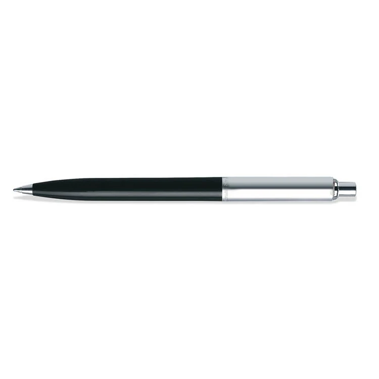 Sheaffer® Sentinel Black and Chrome Ballpoint Pen With Chrome Trims - Image 3